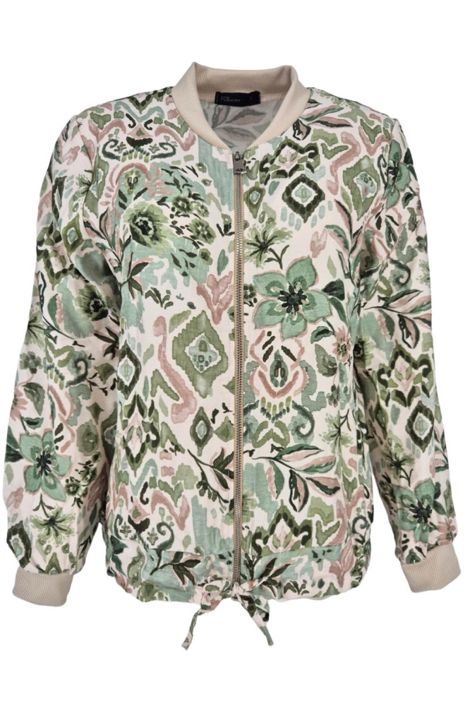 JACK BAMBI KOORD BLOEM IKAT 7365 320 ARMY